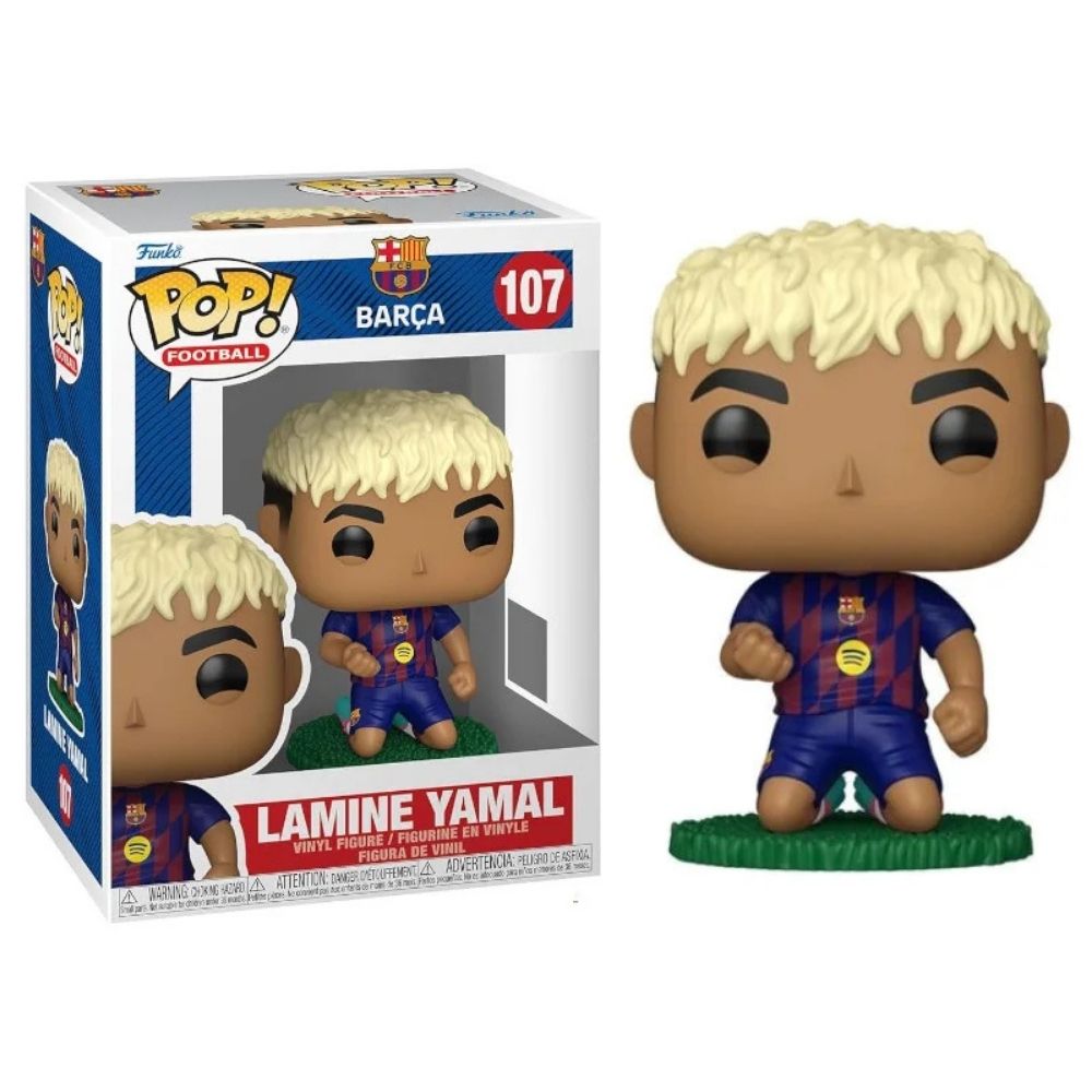 Football (Soccer): Barcelona - Lamine Yamal (Kneeling) Pop! Vinyl