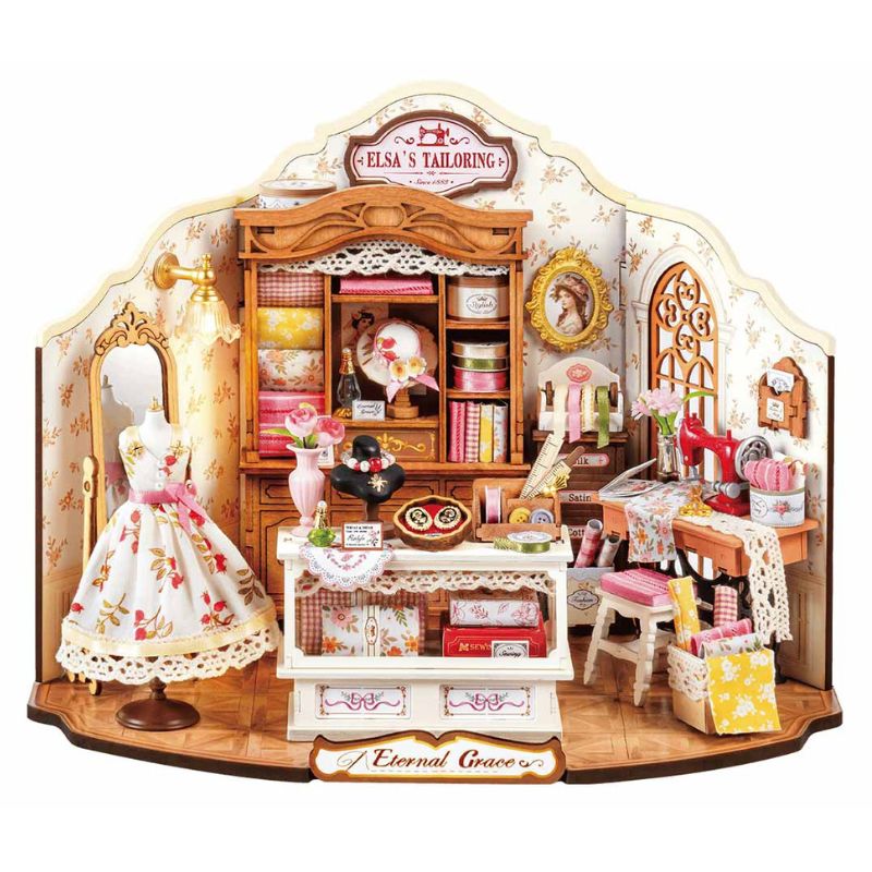Robotime - DIY Mini House Elsa's Tailoring