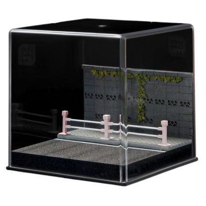 1:64 Diorama - Street Side Background Railing Miniature Scene