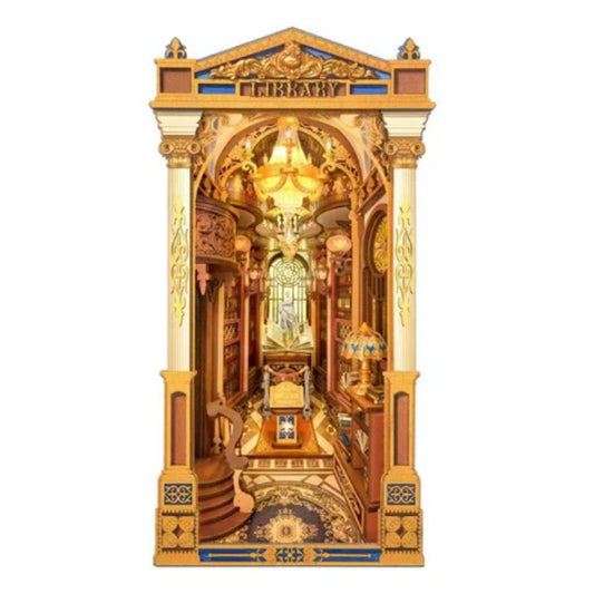 Robotime - DIY Bookends Kit Library of Wonders