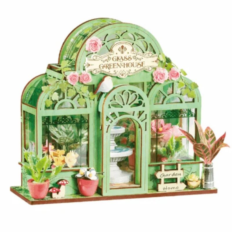 Robotime - Diy Mini Store Green Fountain Garden