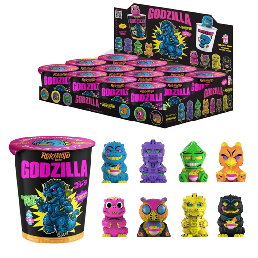 Rokimoto x Godzilla Black Light Figure Blind Box