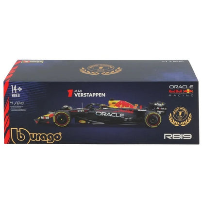 Bburago F1 1:24 in Showcase 1:24 2023 F-1 Red Bull Racing RB-19 #1  Verstappen Champion in Showcase