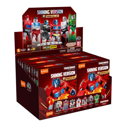 Blokees Figure - Transformers  Shining Version 01 - Shining attack (Luminous Eyes & Chest) (Display Of 6 Units)