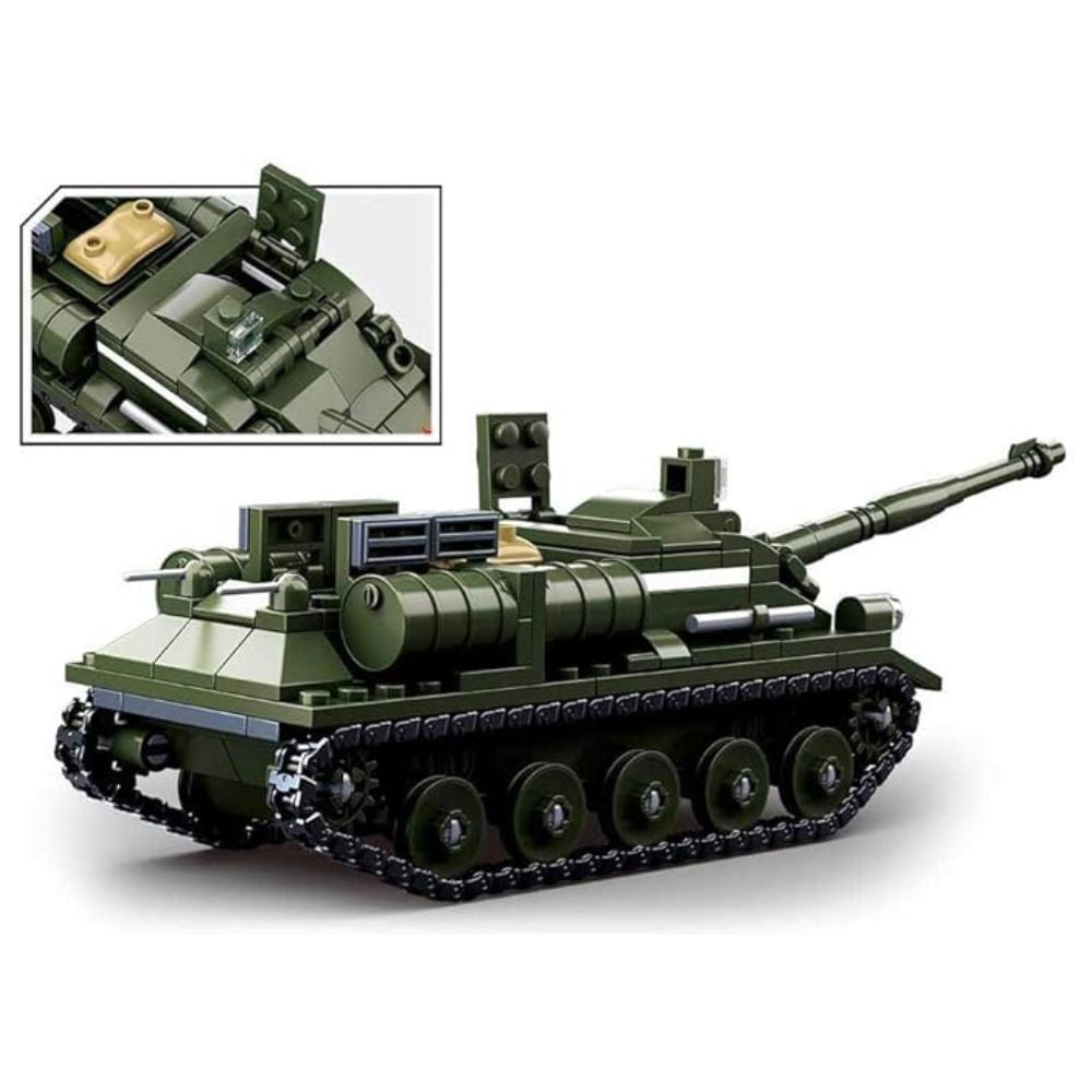 WW2 SU-85 Tank Destroyer 338 Pieces C32