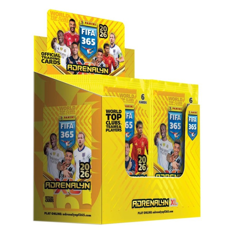 FIFA 365 Adrenalyn XL 2026 Soccer Card Booster Box (50 Boosters)