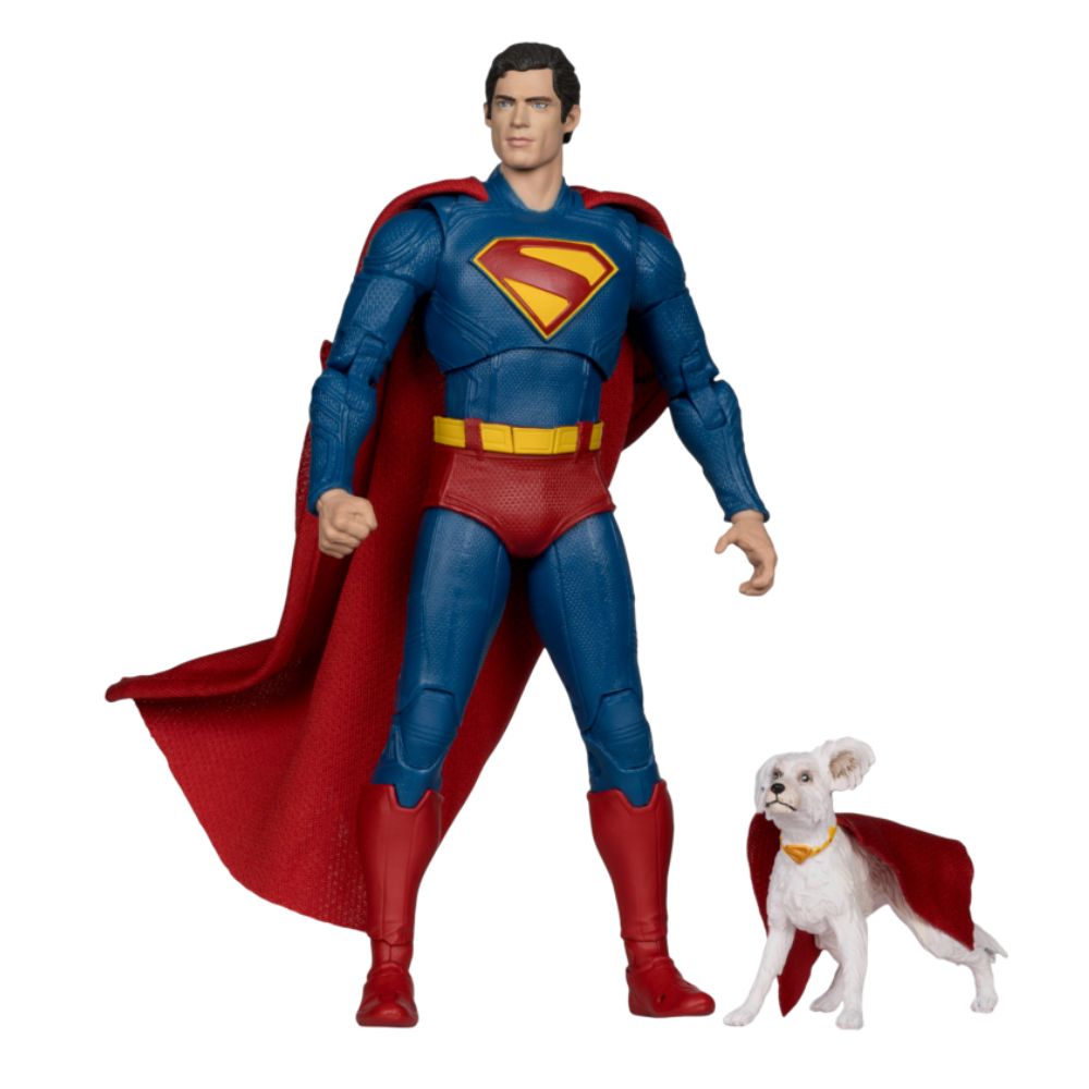 Superman: Legacy (2025) - Superman with Krypto 7 Inch Deluxe Figure