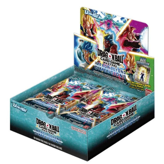 Dragon Ball Super Card Game: Masters – Booster Display: Ultra Bout – Set 4: Impact Beyond Dimensions [B31]
