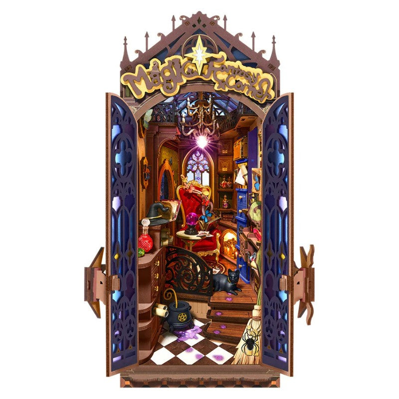 Robotime DIY Bookends Kit Magic Fantasy Corner