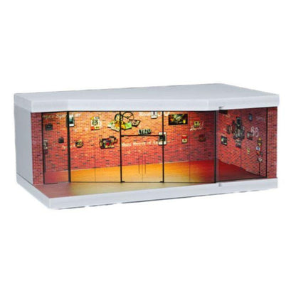 1:64 Diorama - Red Brick Exhibition Hall Miniature Scene