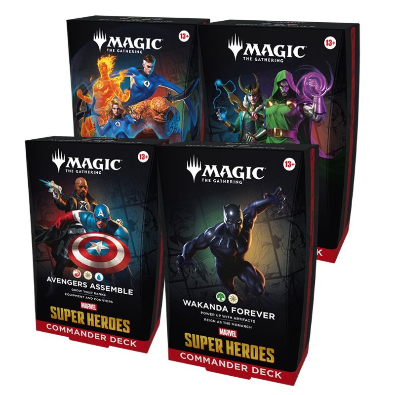 Magic the Gathering Marvel Super Heroes Commander Deck - Select option ...