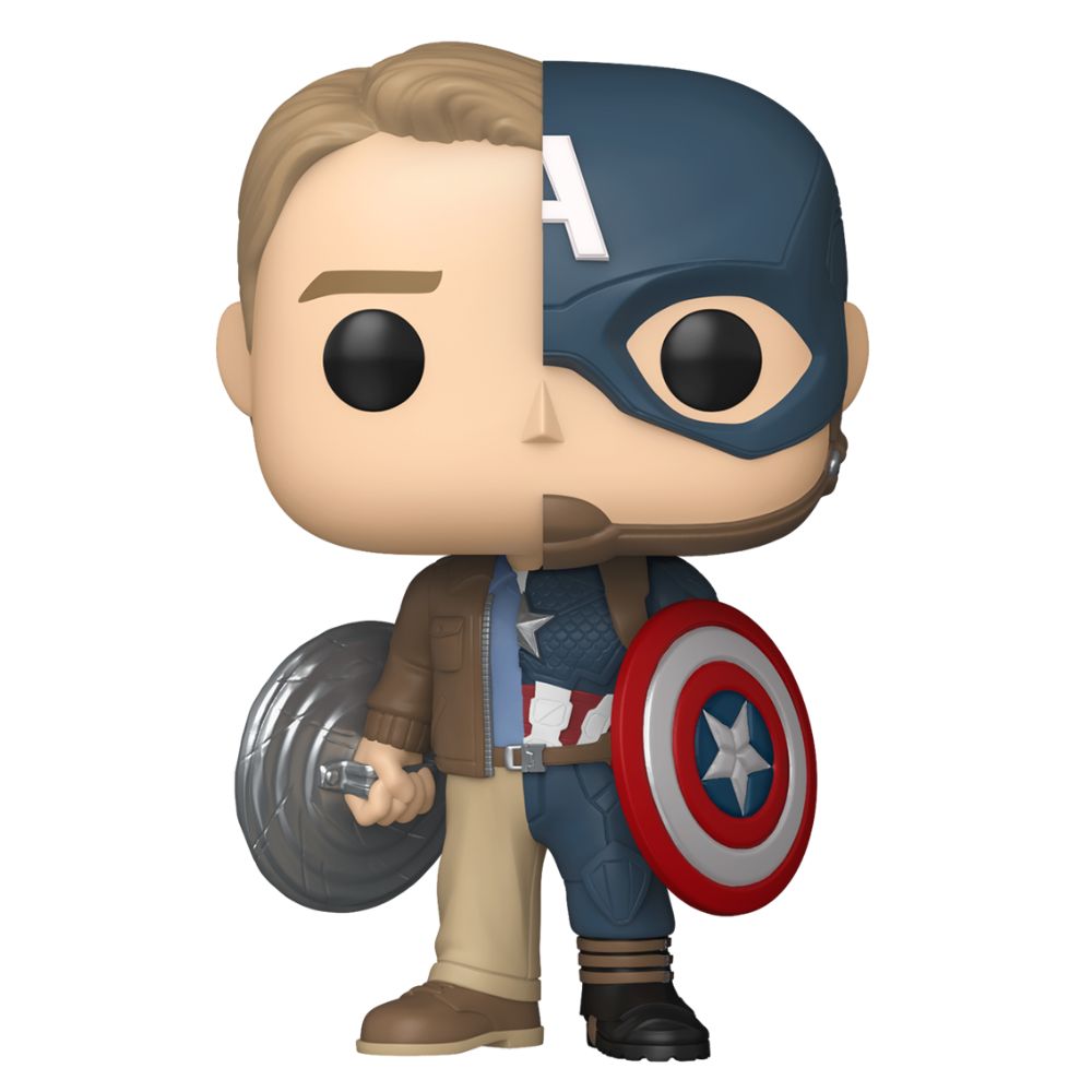Marvel: The Infinity Saga - Captain America / Steve Split US Exclusive Pop! Vinyl