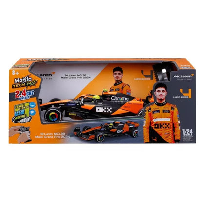 Maisto TECH Formula Racing RC 1/24 2024 McLaren Team MCL38 -  Miami GP Lando Norris - Ready to Run