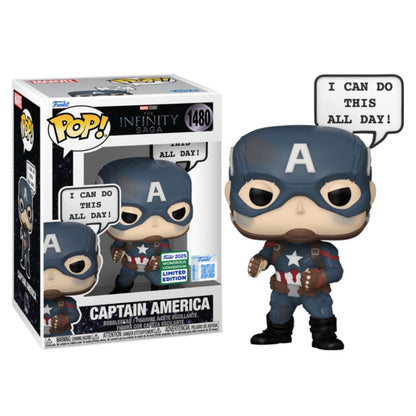 2025 Wondrous Convention -&nbsp;Marvel: The Infinity Saga - Captain America 'I Can Do This All Day' US Exclusive Pop!
