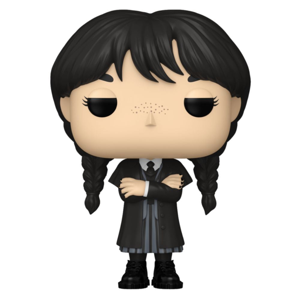 Wednesday (2022) - Wednesday Addams (Black Coat) (Season 2) Pop! Vinyl ...
