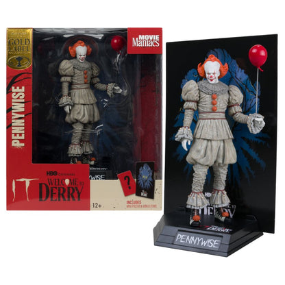 Welcome to Derry - Pennywise 6 Inch Movie Maniacs Figure