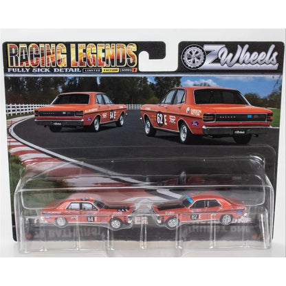 Oz Wheels Racing Legends FSD, Bathurst Twin Set - #64E 1970 Winner & #62E Ford XW Falcon, 1:64 Scale Diecast Car