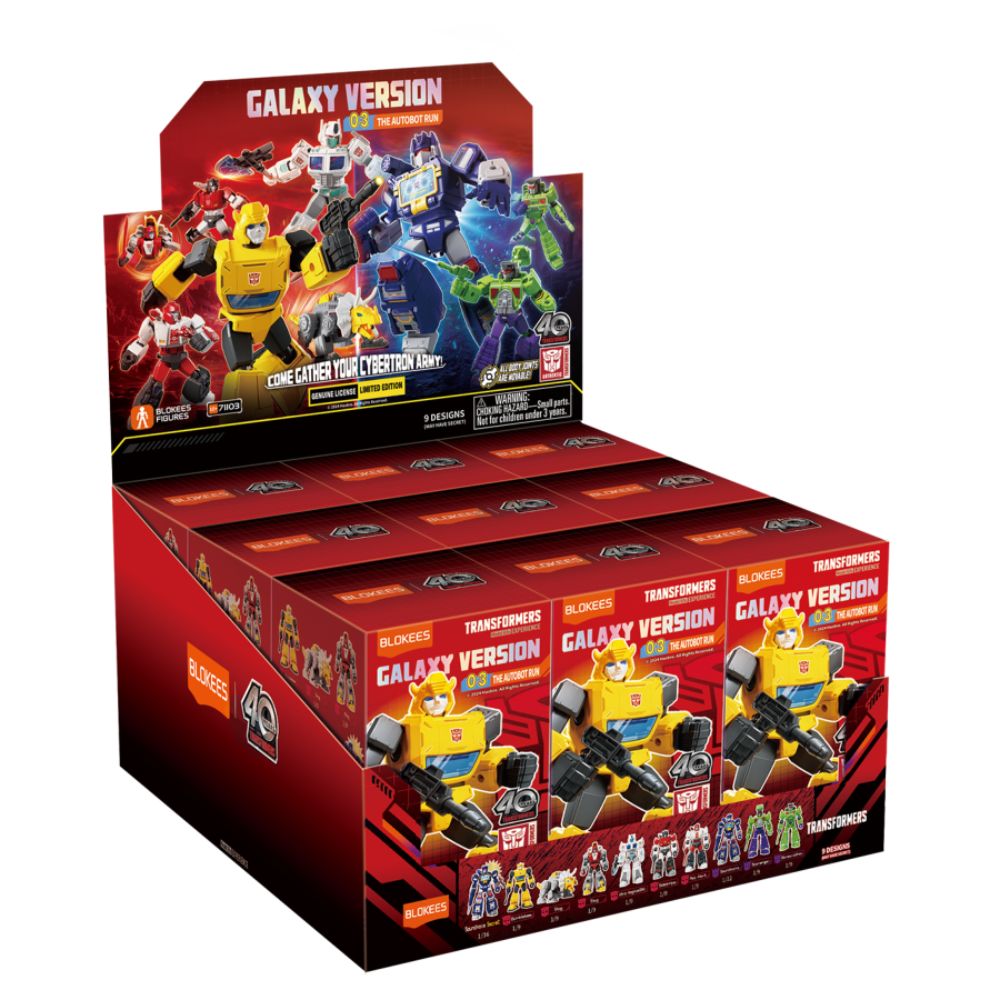 Blokees Figure - Transformers Galaxy Version 03 - The Autobot Run (Display Of 12 Units)