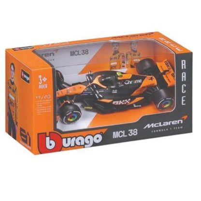 Bburago - 2024 Formula Racing 1:43 F1 McLaren MCL 38 #4 Norris WB