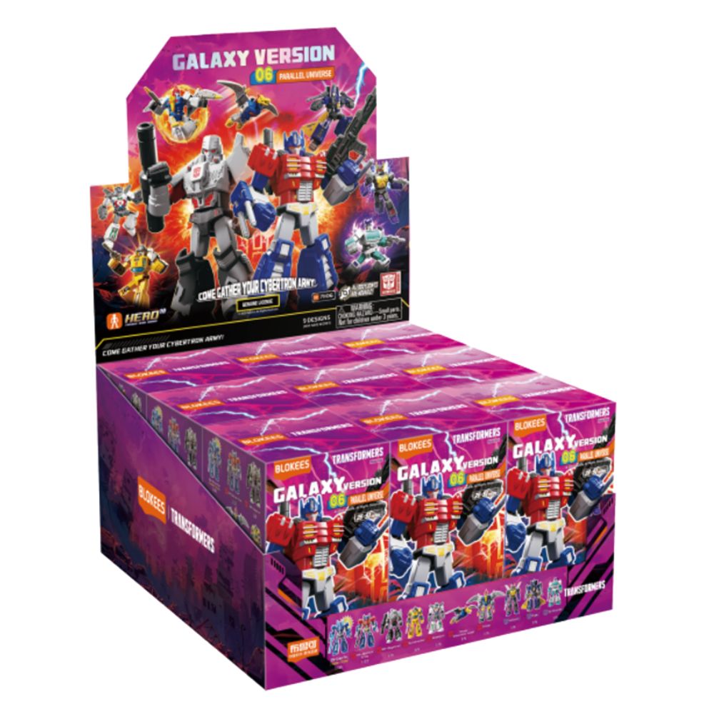 Blokees Figure - Transformers Galaxy Version 06 - The Amazing Miracle (Display Of 9 Units)