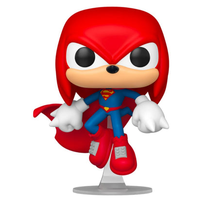 Justice League x Sonic the Hedgehog - Knuckles as Superman Pop! Vinyl
