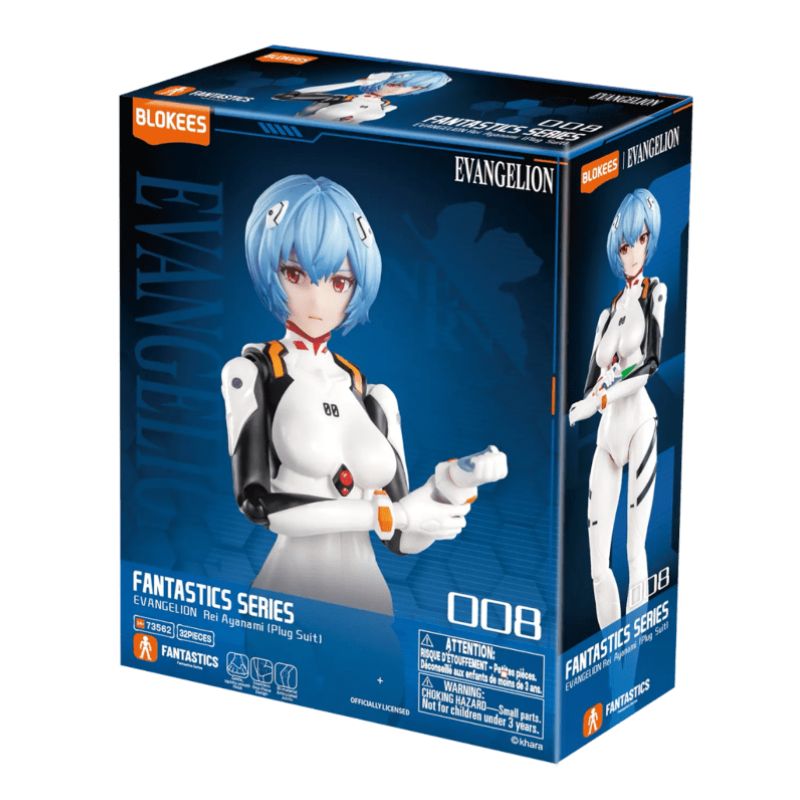 Blokees - Evangelion Rei Ayanami (Plug Suit) Fantastics Series Model Kit
