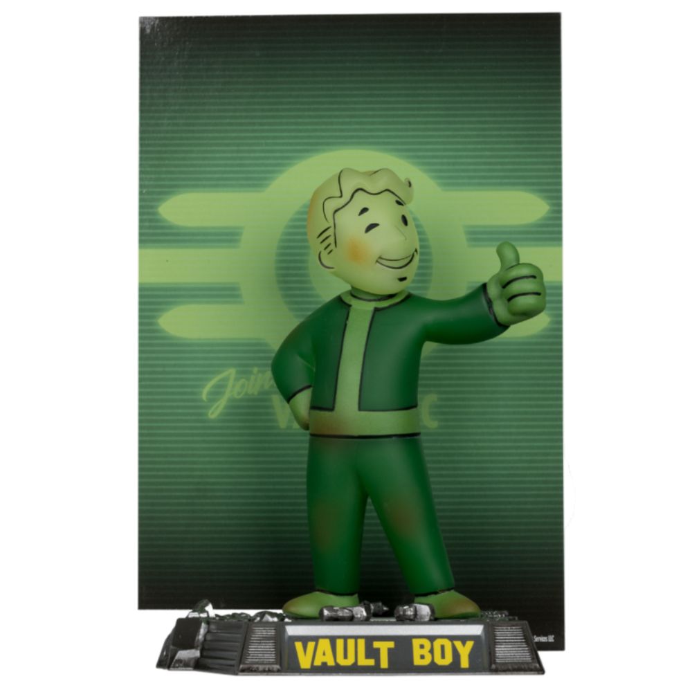 Fallout - Vault Boy (Glow in the Dark) Movie Maniacs 6 Inch Gold Label Figure