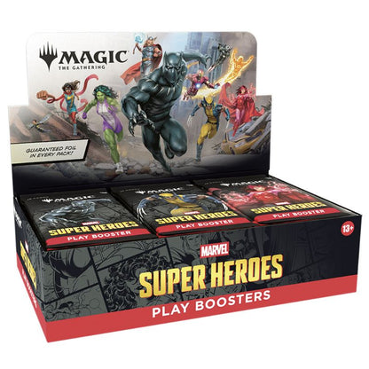 Magic the Gathering Marvel Super Heroes Play Boosters (30 Boosters Per Display)