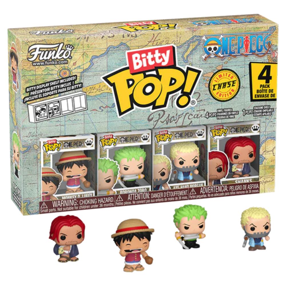 One Piece - Luffy Bitty Pop! Vinyl 4 Pack