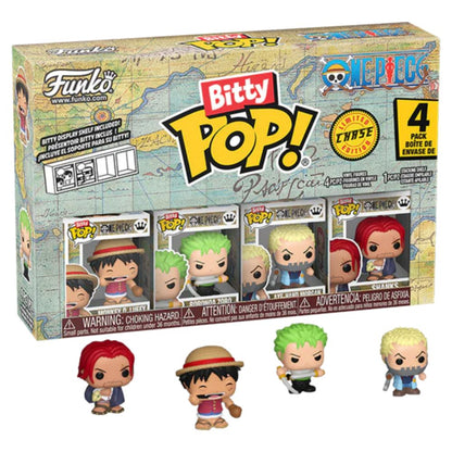 One Piece - Luffy Bitty Pop! Vinyl 4 Pack