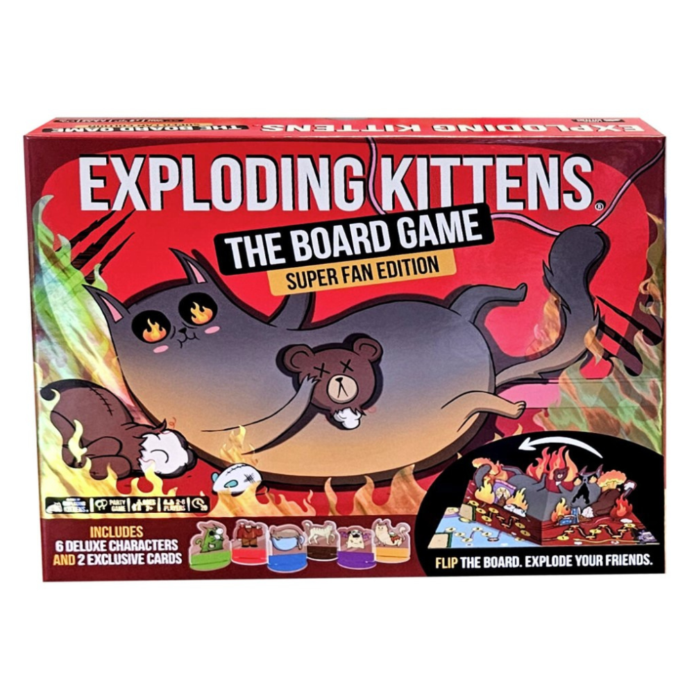 Exploding Kittens The Board Game Super Fan Edition (
