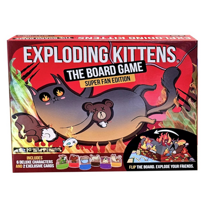 Exploding Kittens The Board Game Super Fan Edition (