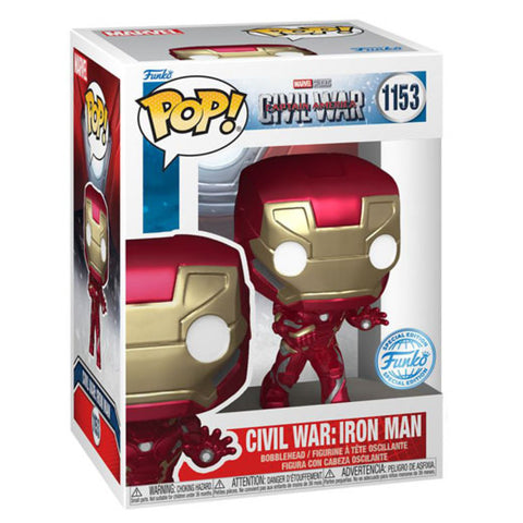 Image of Captain America 3: Civil War - Iron Man US Exclusive Build-A-Scene Pop! Vinyl
