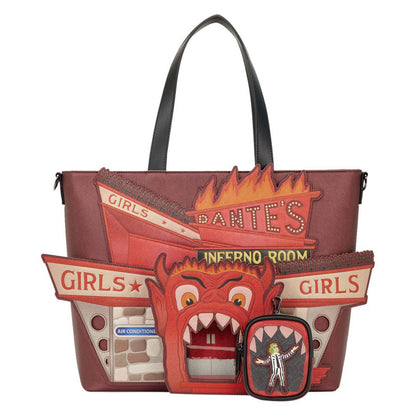 Loungefly - Beetlejuice - Beetlejuice Inferno Room Tote Bag with Coin Bag