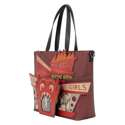 Loungefly - Beetlejuice - Beetlejuice Inferno Room Tote Bag with Coin Bag