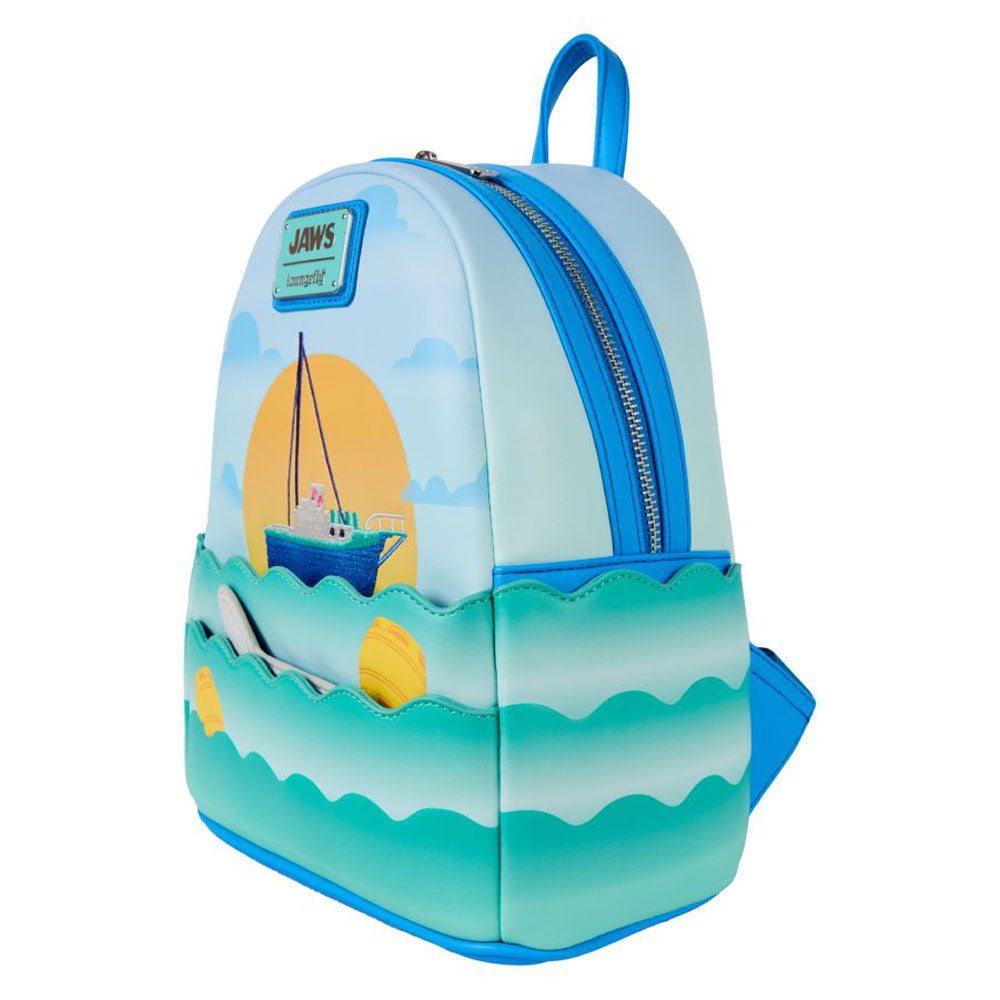 Loungefly - Jaws - 50th Anniversary Mini Backpack