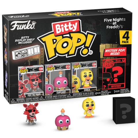 Image of Five Nights at Freddy's - Foxy Bitty Pop! 4-Pack