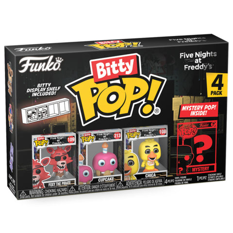 Image of Five Nights at Freddy's - Foxy Bitty Pop! 4-Pack