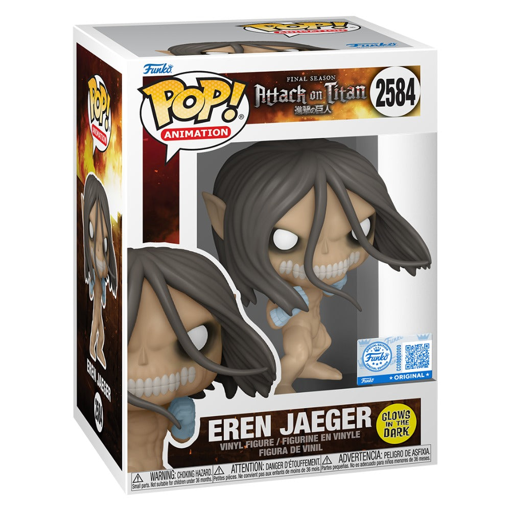 Attack on Titan - Eren Jaeger (Attack Titan Form) Glow in the Dark US Exclusive Pop! Vinyl