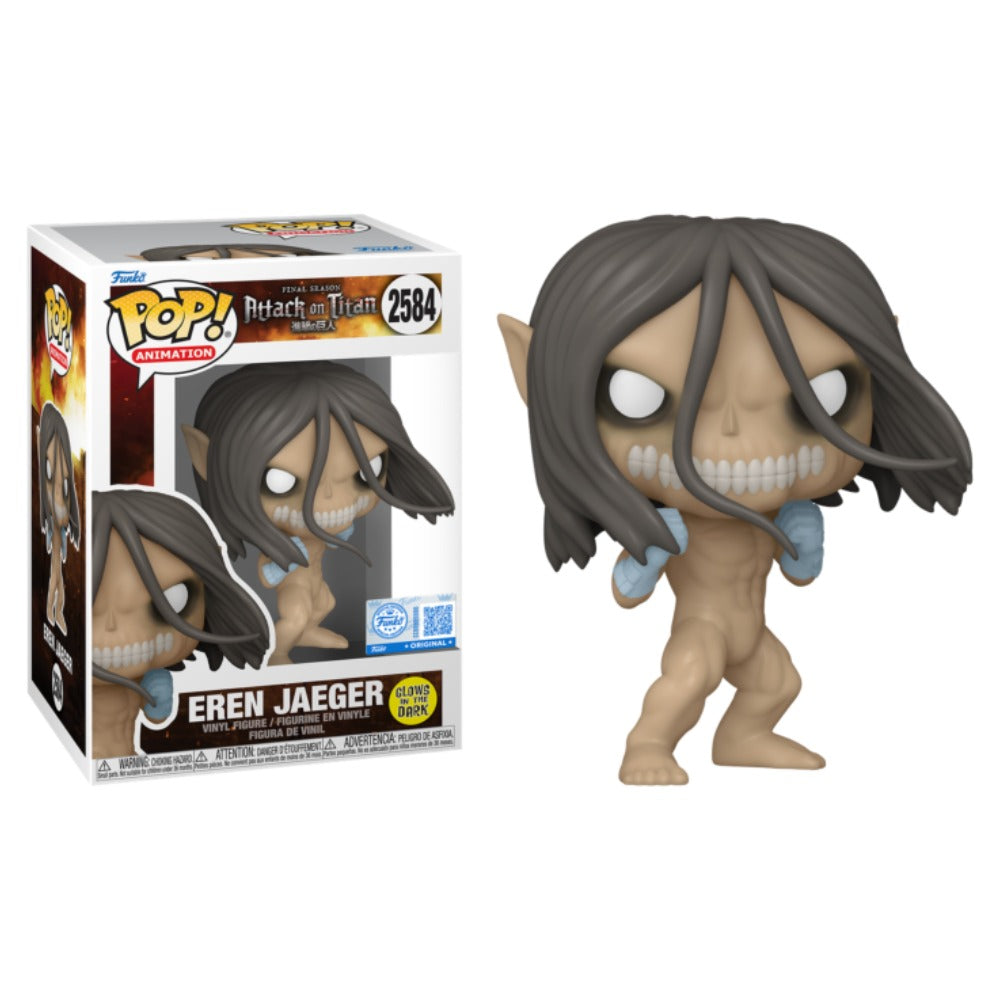 Attack on Titan - Eren Jaeger (Attack Titan Form) Glow in the Dark US Exclusive Pop! Vinyl