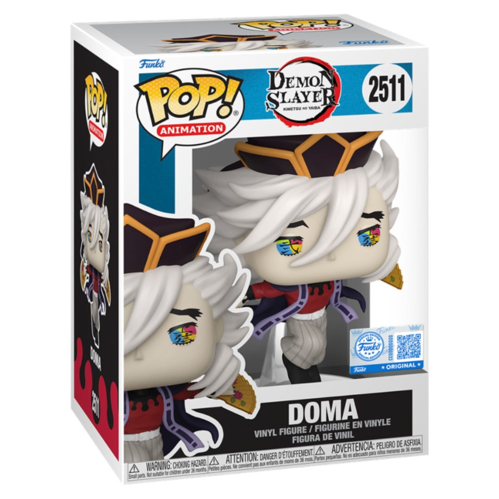 Demon Slayer - Doma with War Fans Pop! Vinyl