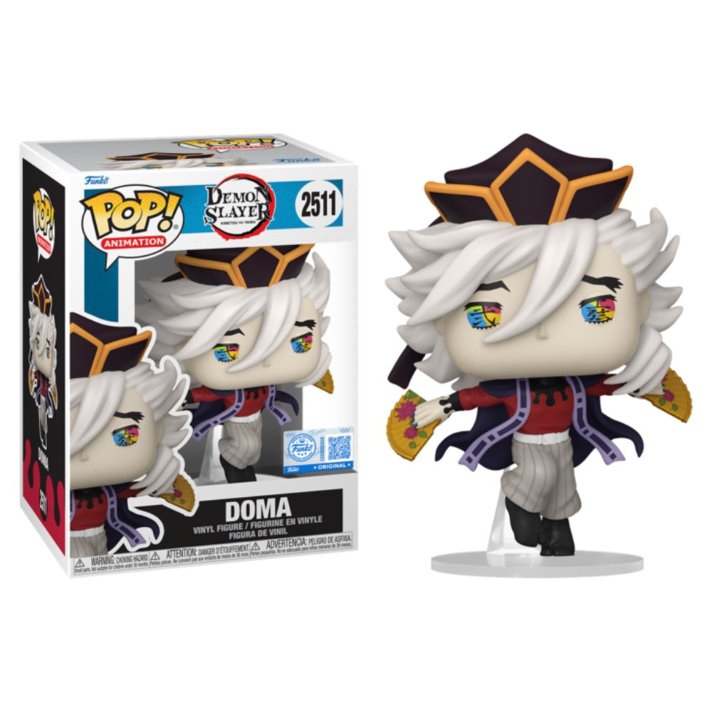 Demon Slayer - Doma with War Fans Pop! Vinyl