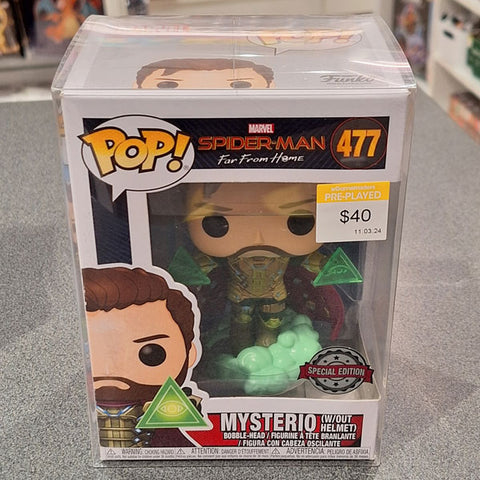 Image of Spider-Man - Far From Home - Mysterio Unmasked US Exclusive Pop! Vinyl