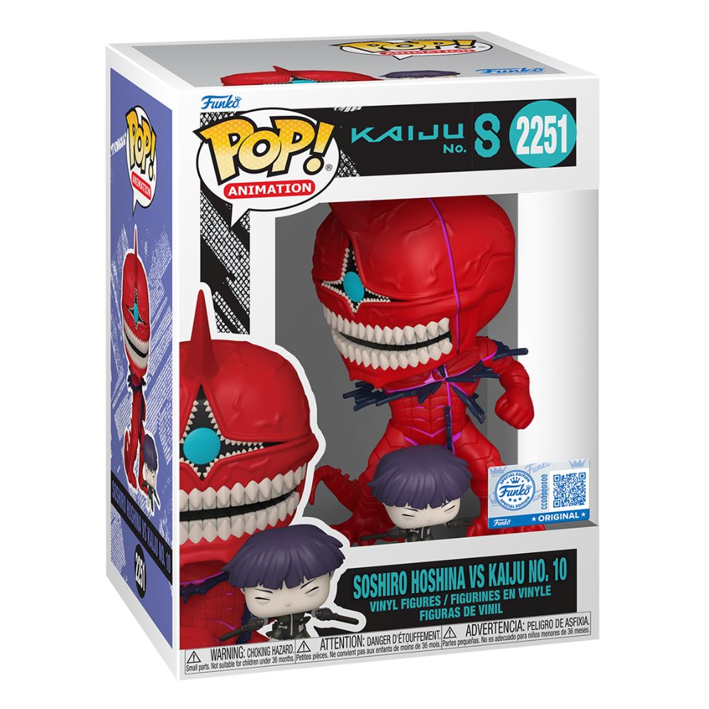 Kaiju No.8 - Soshiro Hoshina vs Kaiju No.10 US Exclusive Pop! Vinyl Plus