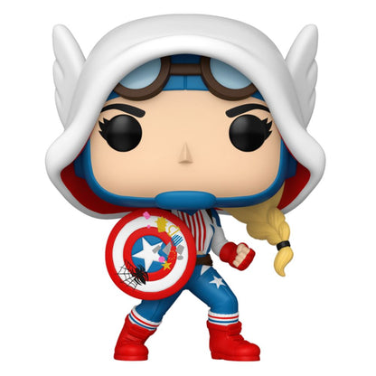 Marvel Comics: Spider-Gwen: Gwenverse (2022) - Captain America Gwen Pop! Vinyl