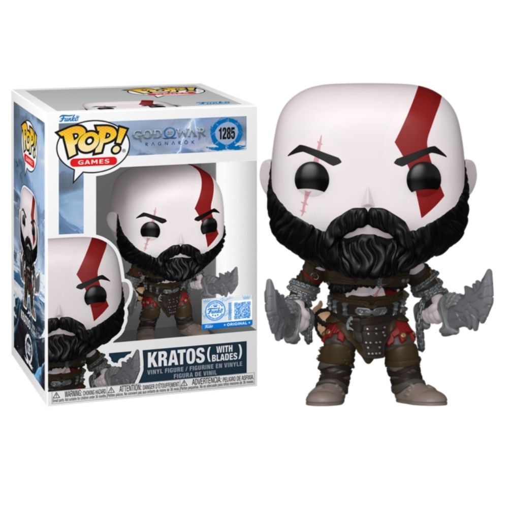 God of War Ragnarok - Kratos (with Blades) US Exclusive Pop! Vinyl
