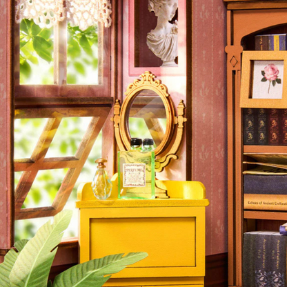 Robotime DIY Bookends Kit Quiet Corner Study
