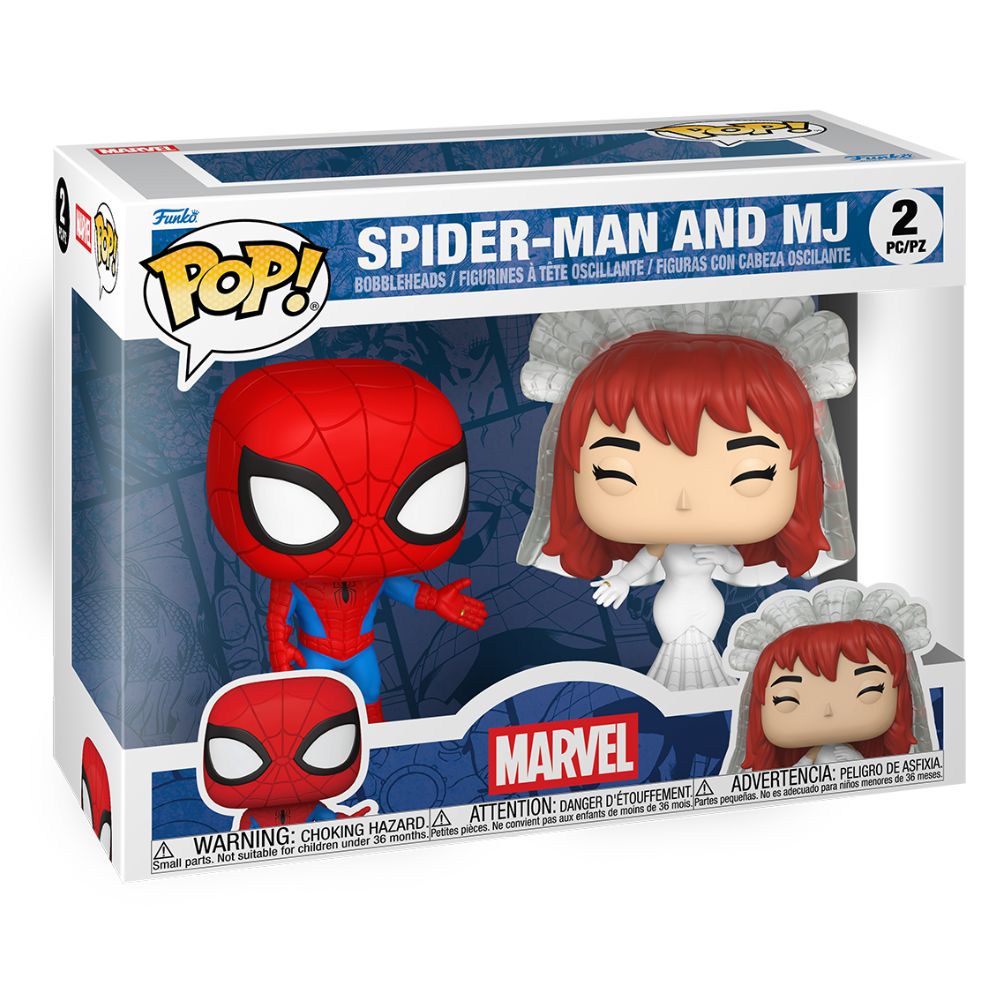 Marvel - Spider-man & Mary Jane Pop! Vinyl 2 Pack