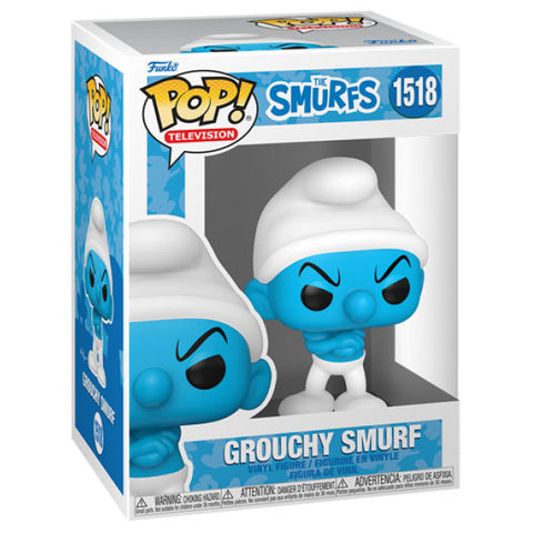 Image of The Smurfs (1981) - Grouchy Smurf Pop! Vinyl
