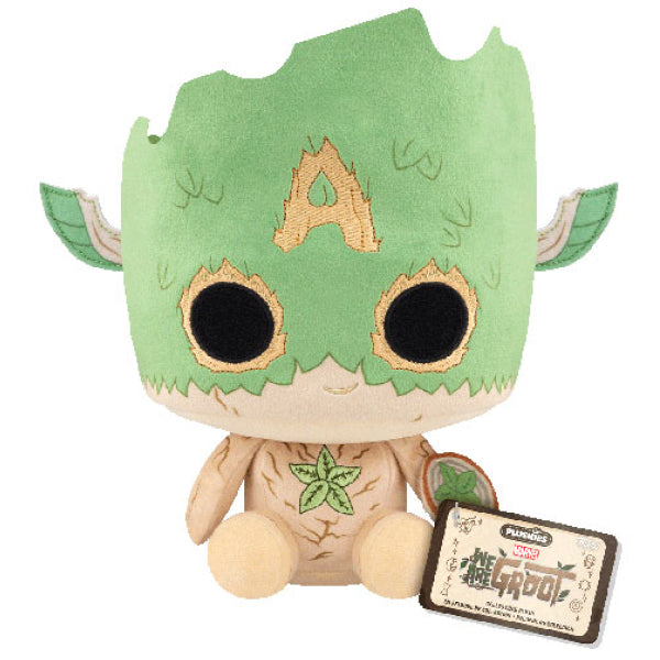 Marvel 85th Anniversary - We Are Groot - Groot Captain America 7 Inch Pop! Plush